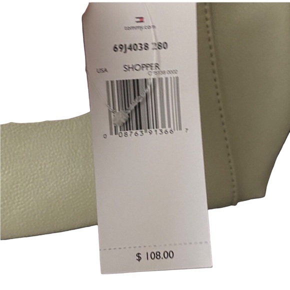 Tommy Hilfiger Shoulder Bag Crossbody Cream Color with Strap - Picture 4 of 12